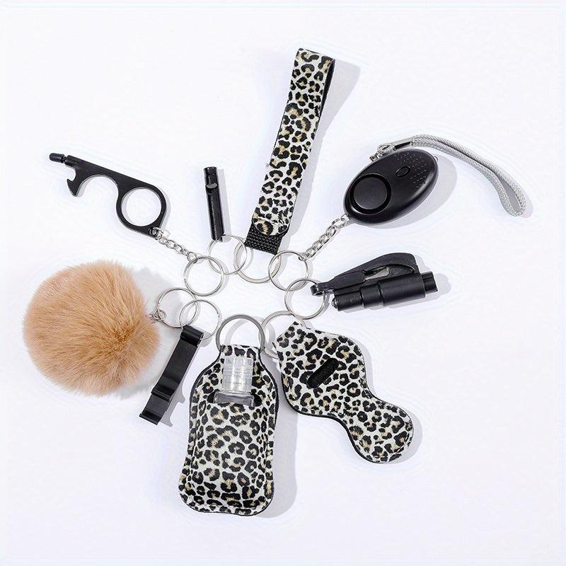 Women's Self Defence Alarm & Bottle Opener Keychain Set