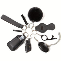 Women's Self Defence Alarm & Bottle Opener Keychain Set