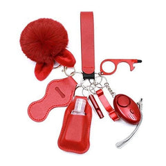 Women Safety Keychain Set with Personal Alarm - Holiday Gift
