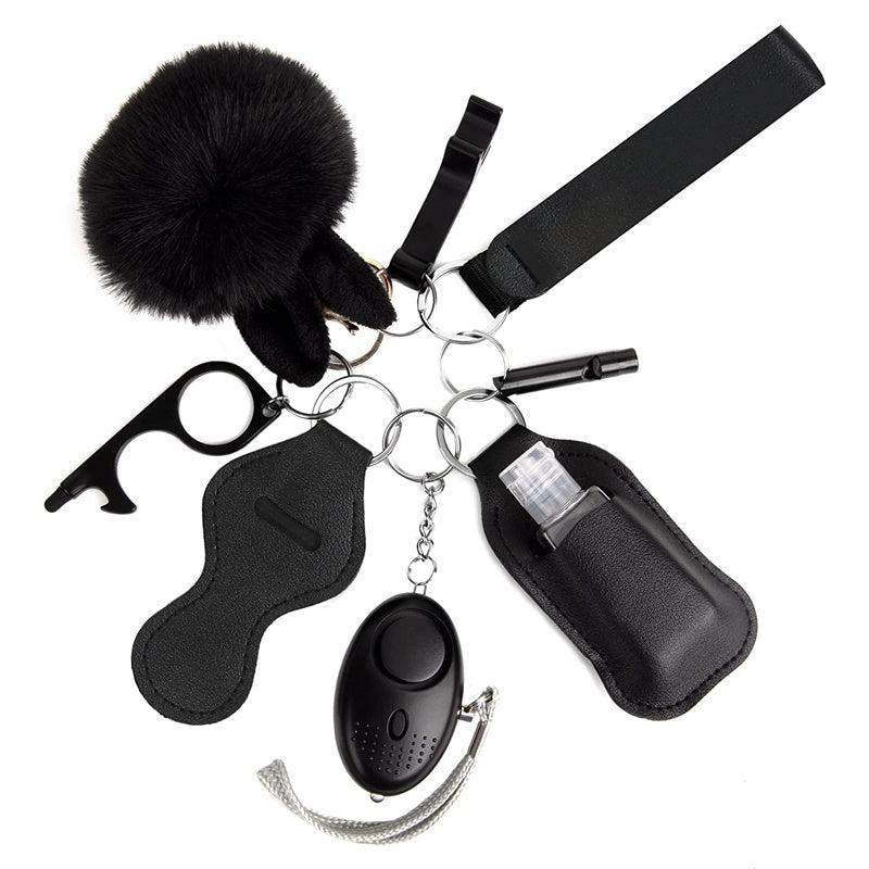Women Safety Keychain Set with Personal Alarm - Holiday Gift