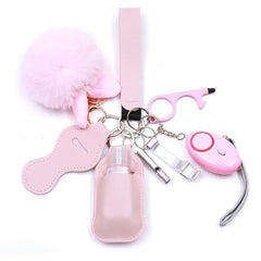 Women Safety Keychain Set with Personal Alarm - Holiday Gift
