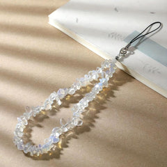 Crystal Bracelet Keychain Phone Lanyard Strap Purse Bag Backpack Car Key Charm
