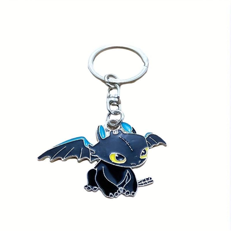 Cartoon Dragon Enamel Keychain for Kids