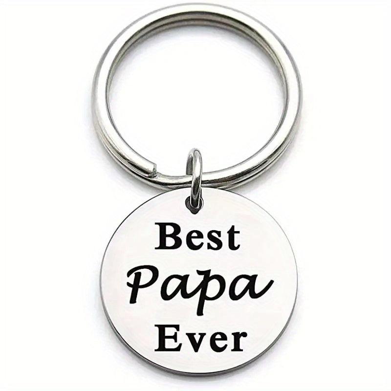 Stainless Steel Family Love Keychain Bag Accessory Gift for Mom