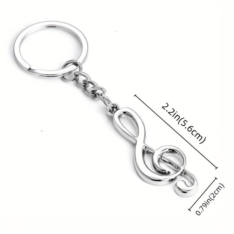 Note Keychain Metal Key Ring Purse Bag Backpack Car Charm Earphone Accessory
