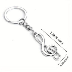 Note Keychain Metal Key Ring Purse Bag Backpack Car Charm Earphone Accessory