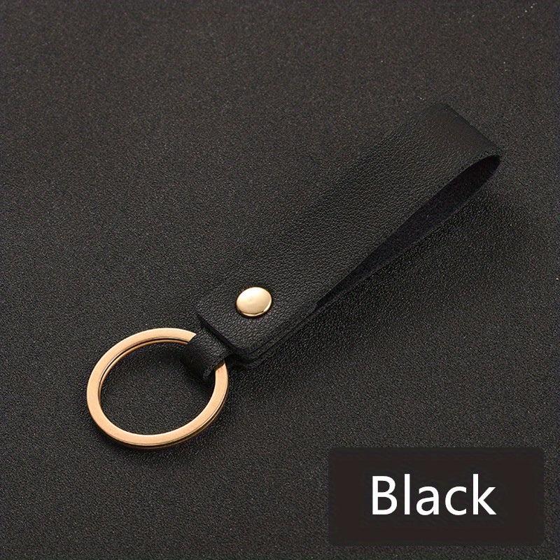 1Pcs PU Leather Keychain Business Gift Leather Key Chain Men Women Car Key Strap