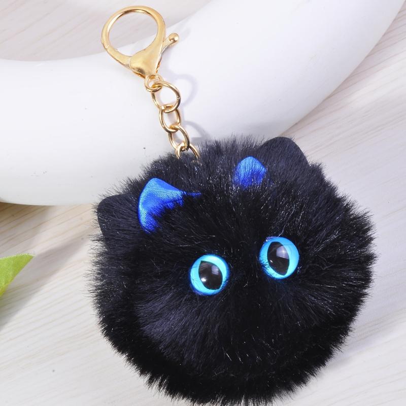 Cat Plush Purse Keychain Mini Animal Car Keychain Birthday Gift