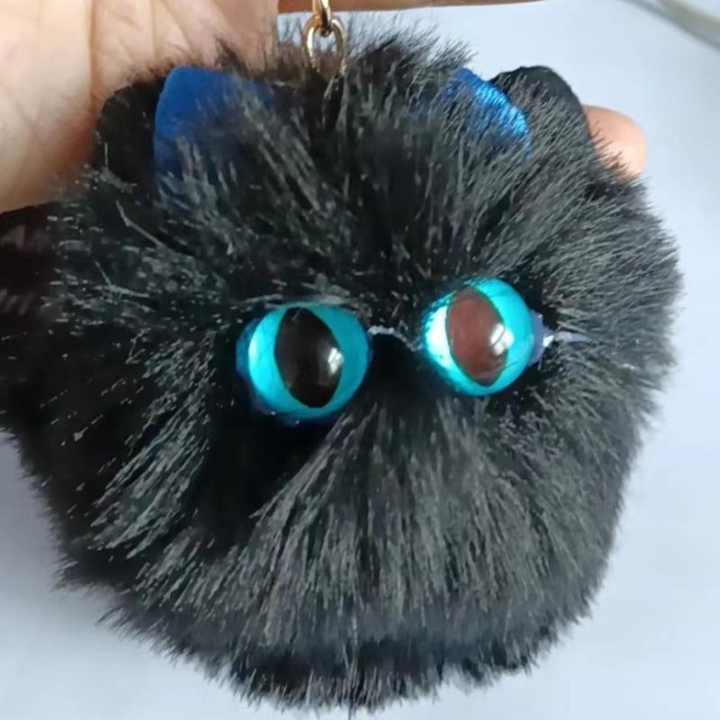 Cat Plush Purse Keychain Mini Animal Car Keychain Birthday Gift