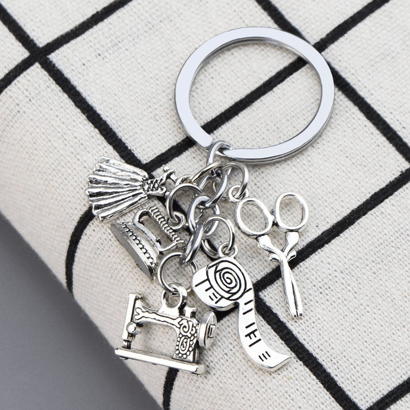 Sewing Machine Keychains For Women Girl Gift Car Purse Bag