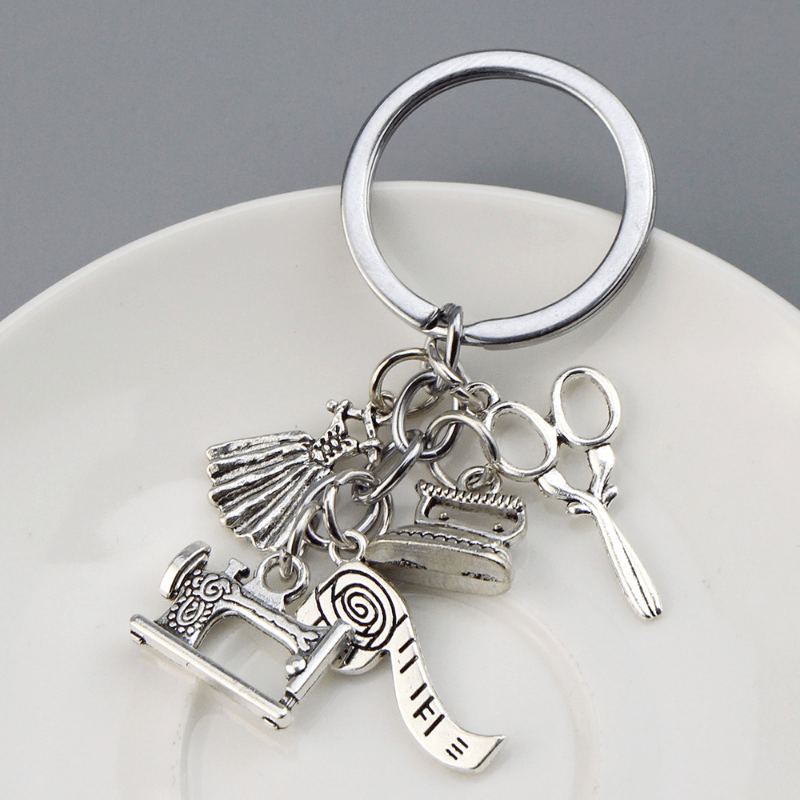 Sewing Machine Keychains For Women Girl Gift Car Purse Bag