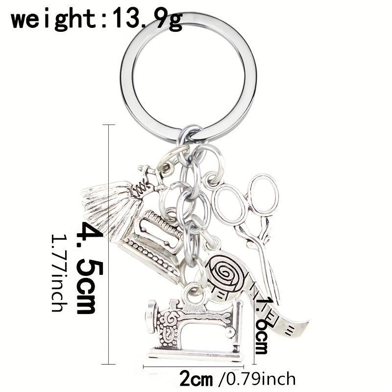 Sewing Machine Keychains For Women Girl Gift Car Purse Bag