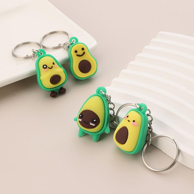4pcs Avocado Keychain Friendship Keychain Gift Pendant