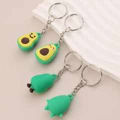 4pcs Avocado Keychain Friendship Keychain Gift Pendant