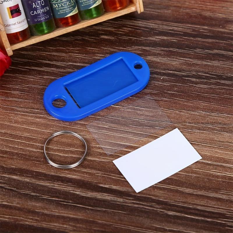 Random Key Tags With Labels Plastic Prevent Missing Key Identifiers