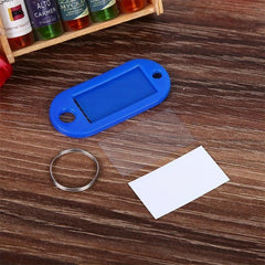 Random Key Tags With Labels Plastic Prevent Missing Key Identifiers