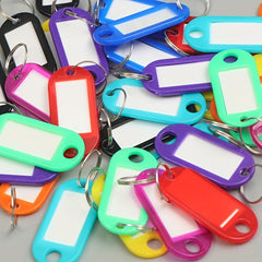 Random Key Tags With Labels Plastic Prevent Missing Key Identifiers