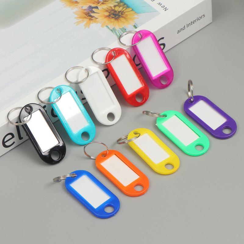 Random Key Tags With Labels Plastic Prevent Missing Key Identifiers