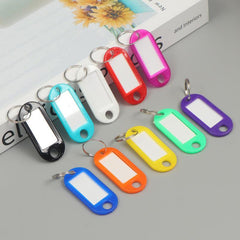 Random Key Tags With Labels Plastic Prevent Missing Key Identifiers