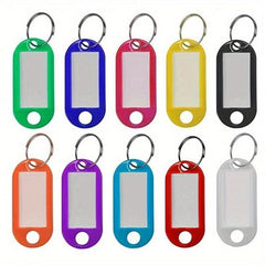 Random Key Tags With Labels Plastic Prevent Missing Key Identifiers