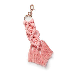Colorful Macrame Keychain Fiber Art Tassel Ornament