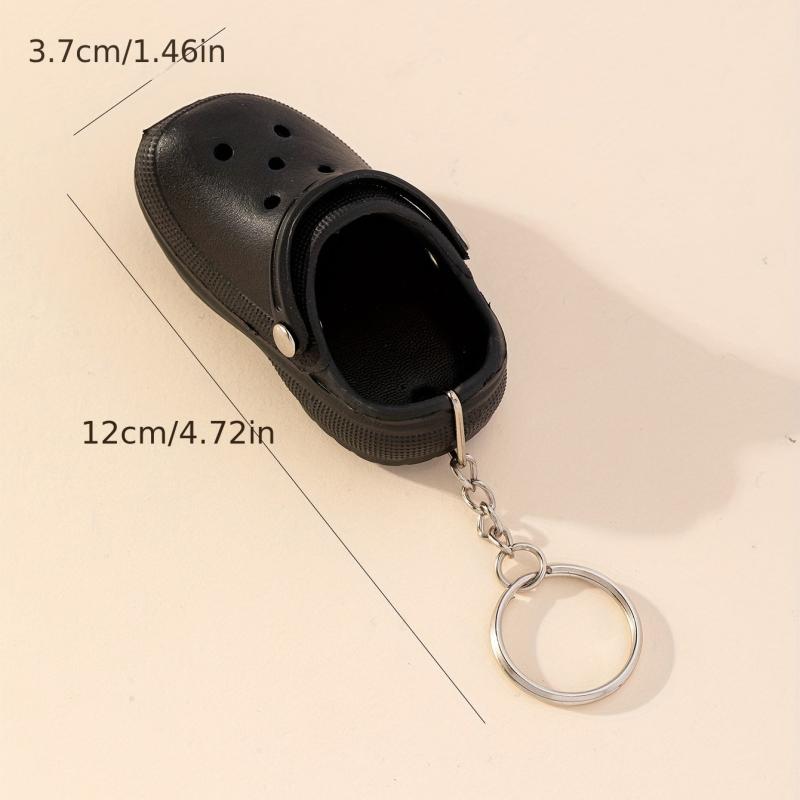 Mini Slipper Keychain Funny Key Ring Purse Bag Backpack Car Key Charm