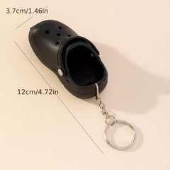 Mini Slipper Keychain Funny Key Ring Purse Bag Backpack Car Key Charm