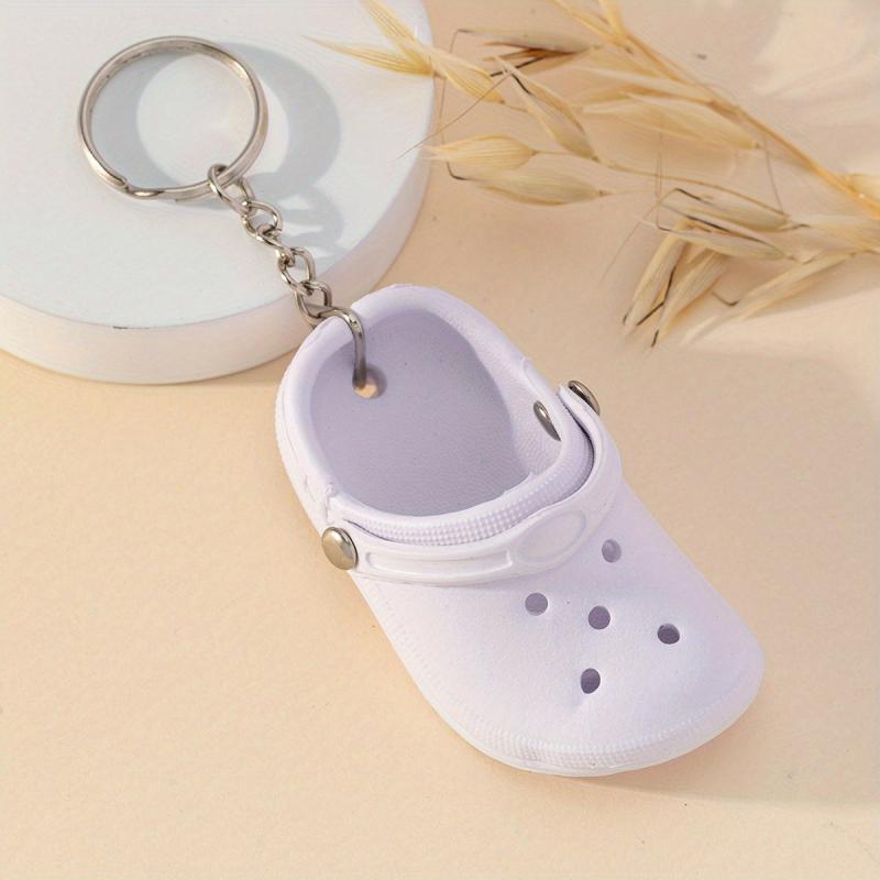Mini Slipper Keychain Funny Key Ring Purse Bag Backpack Car Key Charm