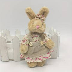 Mini Rabbit Bunny Keychain Plush Stuffed Animals Doll Toys