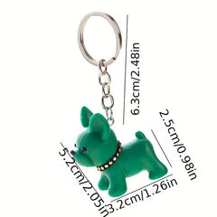 Cartoon Dog Keychain Acrylic Key Ring Purse Bag Backpack Car Key Charm