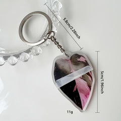 Plant Acrylic Keychain Pendant Bag Key Chain Keyring