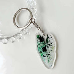 Plant Acrylic Keychain Pendant Bag Key Chain Keyring