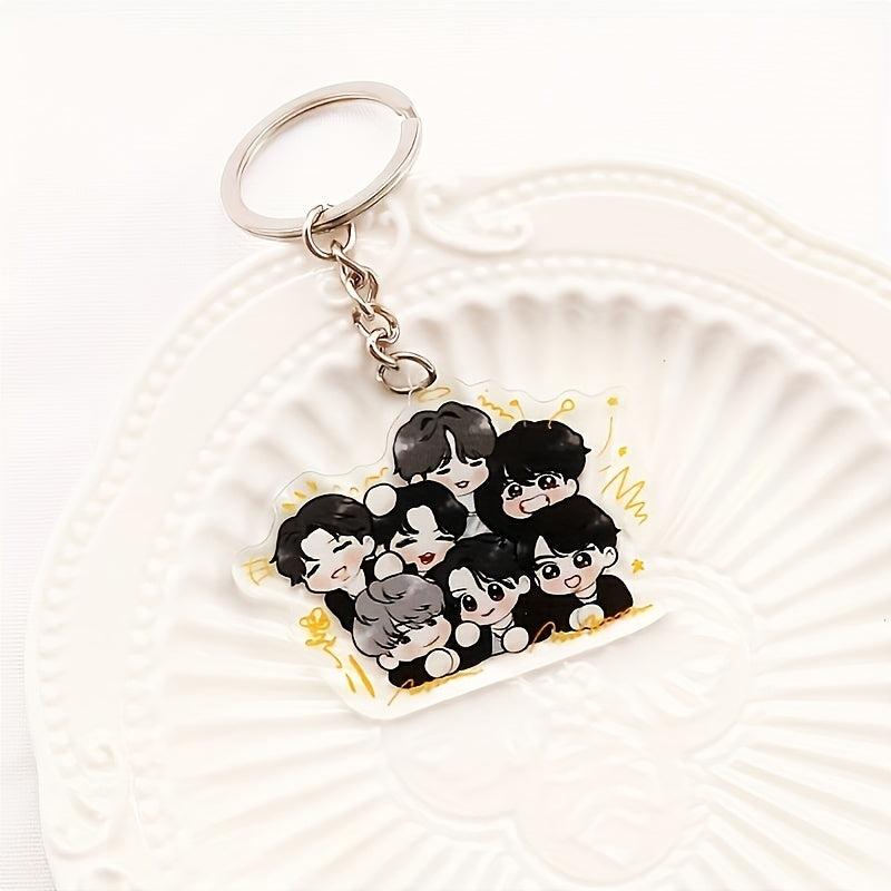 Acrylic Keychain Purse Bag Car Charm Earbud Case Accessory
