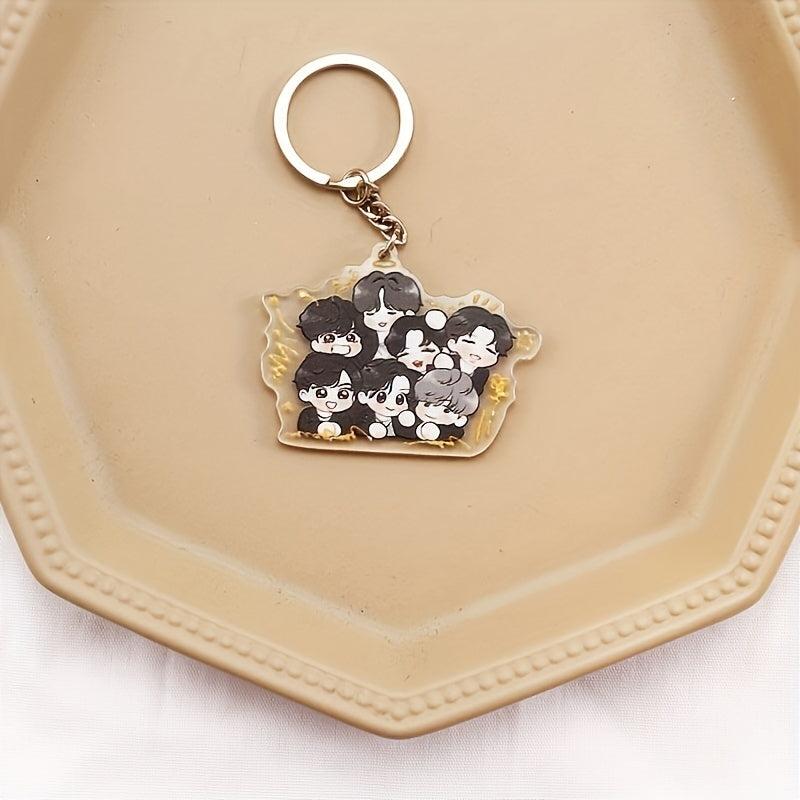 Acrylic Keychain Purse Bag Car Charm Earbud Case Accessory