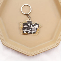 Acrylic Keychain Purse Bag Car Charm Earbud Case Accessory