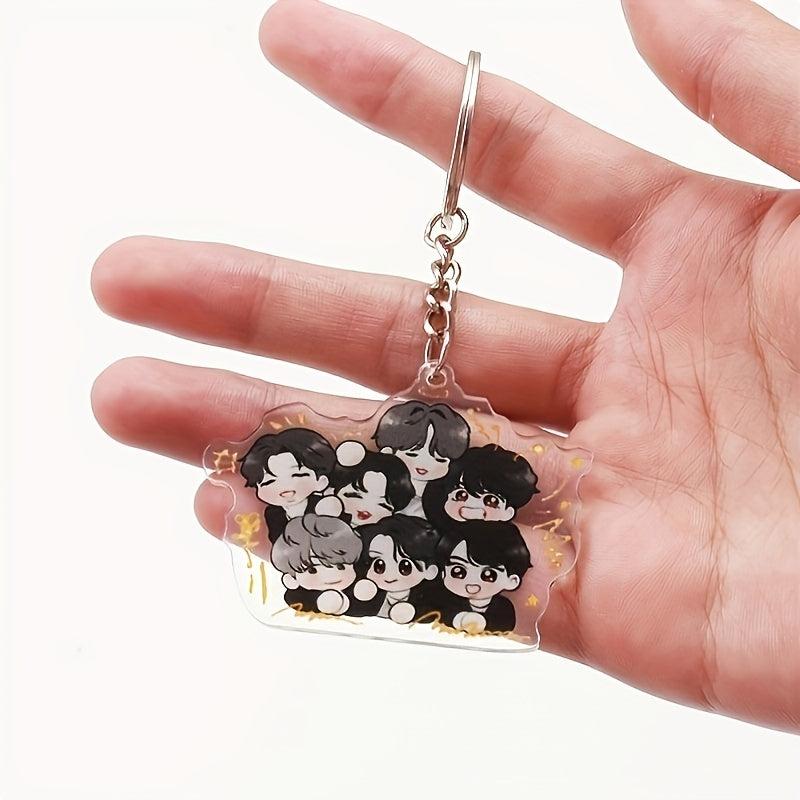 Acrylic Keychain Purse Bag Car Charm Earbud Case Accessory