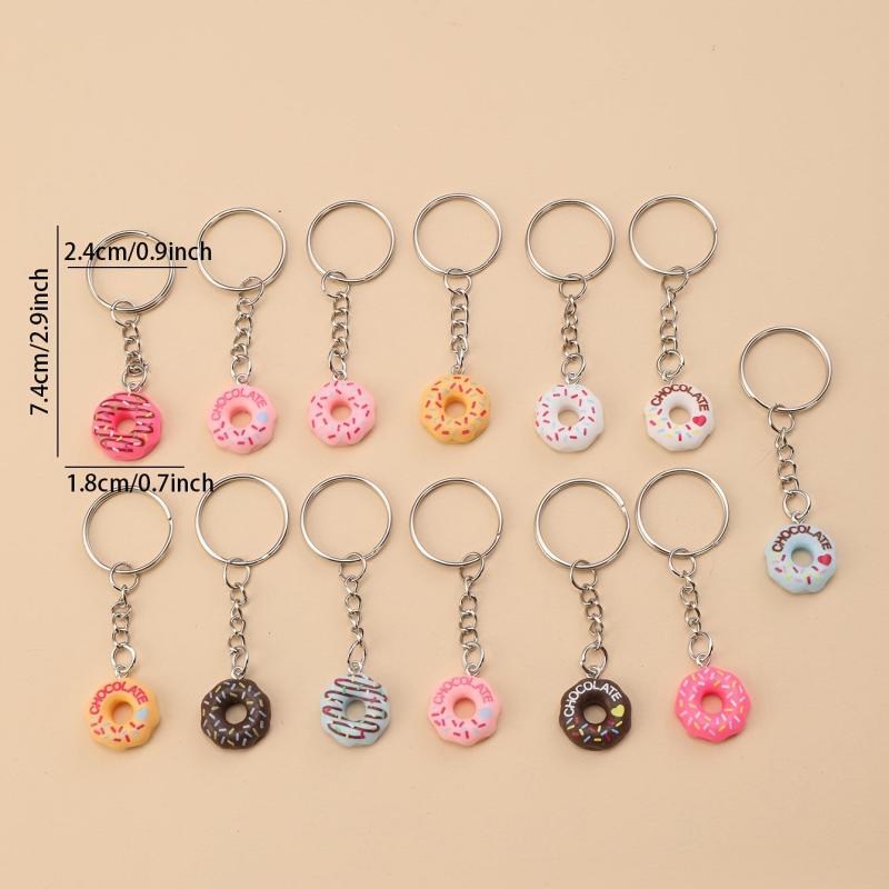 Sweet Donut Keychain for Party Favors
