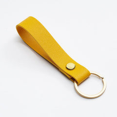 PU Leather Keychain For Men Women Car Key Strap Waist Wallet KeyChains