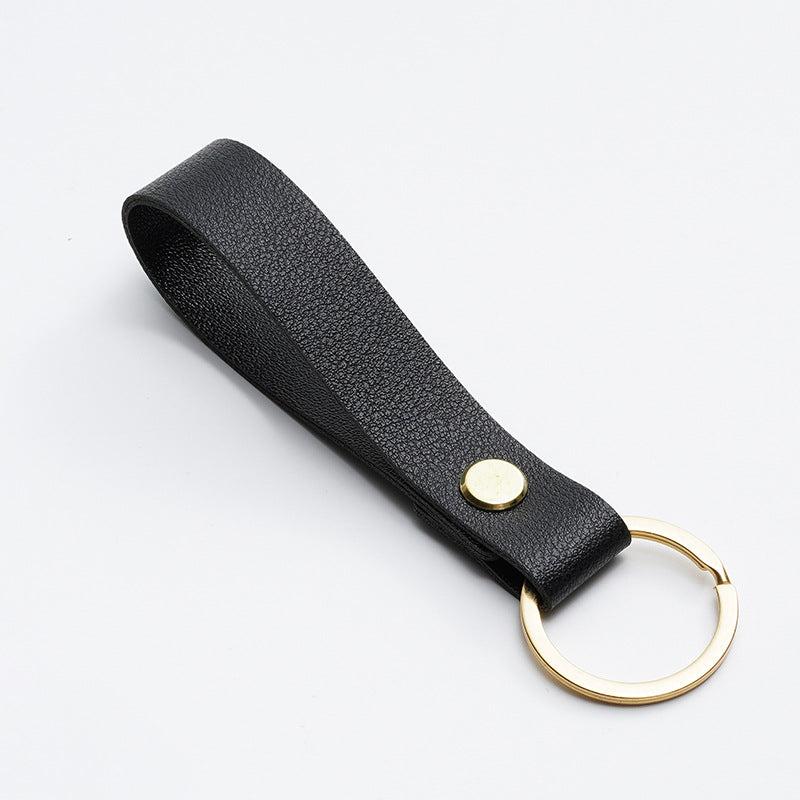 PU Leather Keychain For Men Women Car Key Strap Waist Wallet KeyChains
