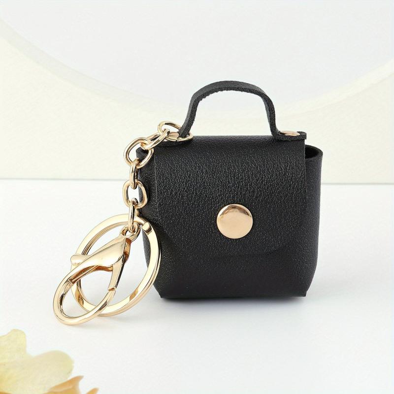 Decorative Rivet Small Bag Keychain Mini Purse Keychain Bag Accessories
