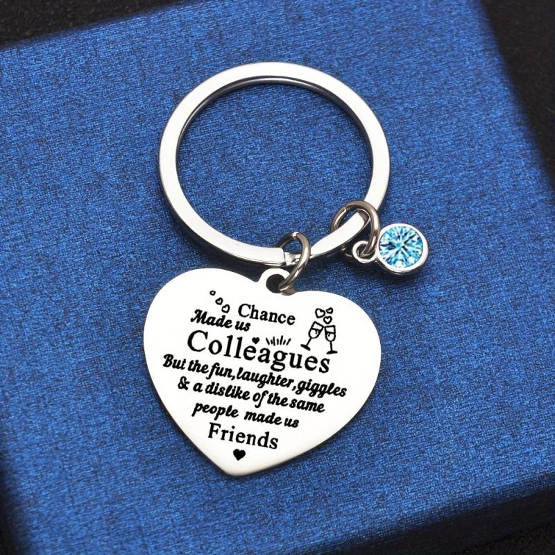 Coworker Keychain Colleague Gift Workmate Xmas Appreciation Leaving Promotion