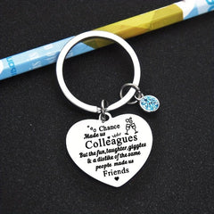 Coworker Keychain Colleague Gift Workmate Xmas Appreciation Leaving Promotion