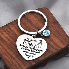 Coworker Keychain Colleague Gift Workmate Xmas Appreciation Leaving Promotion