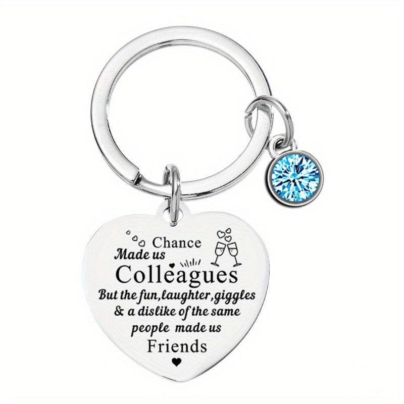 Coworker Keychain Colleague Gift Workmate Xmas Appreciation Leaving Promotion