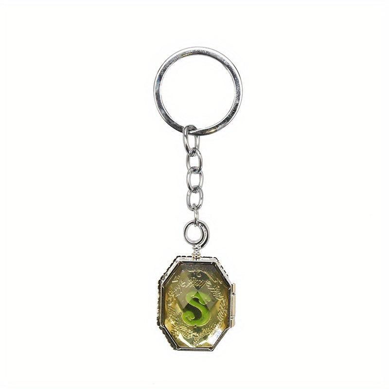 Movie Theme Keychain Necklace Magic Series Key Ring Accessory Gift