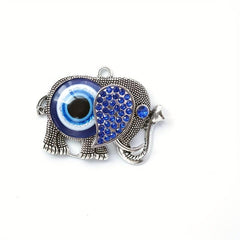 Devil's Eye Elephant Keychain Key Ring Vintage Punk Animal Key Ring