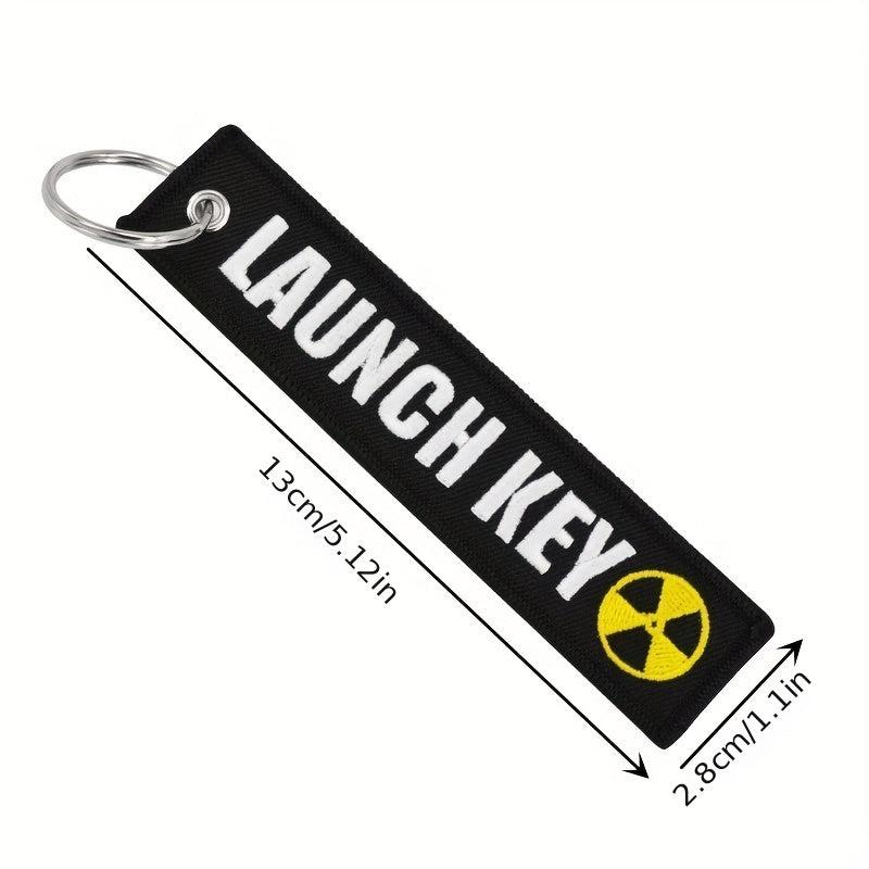 Launch Key Embroidery Key Fob - Key Chains for Cars & Motorcycles
