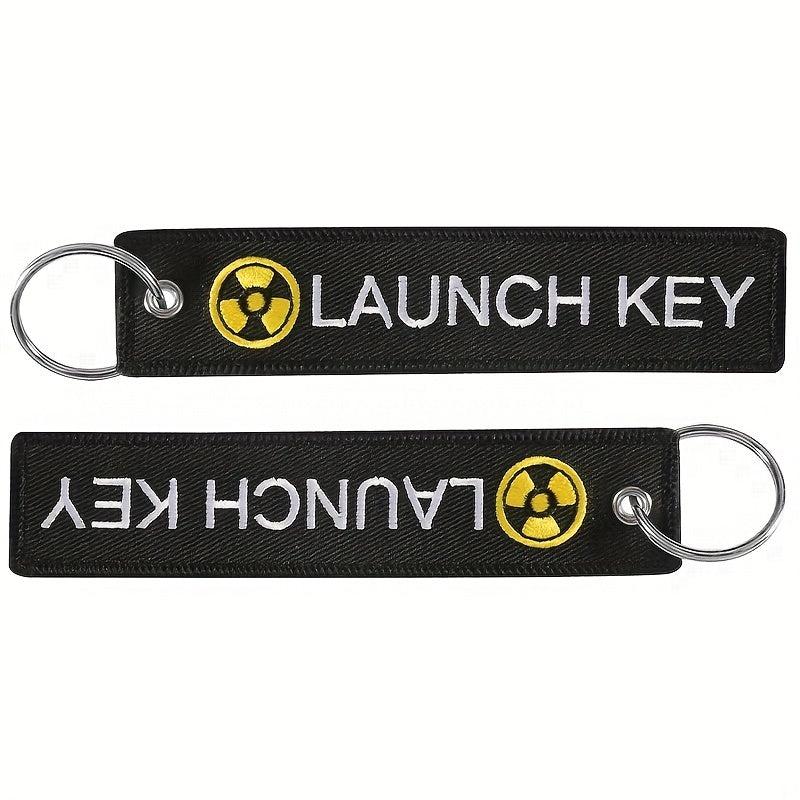 Launch Key Embroidery Key Fob - Key Chains for Cars & Motorcycles