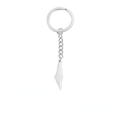 Hebrew Map Keychain Stainless Steel Pendant