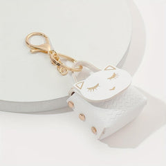 Multicolor Kitten Bag Keychain Cartoon Animal Pendant for Women